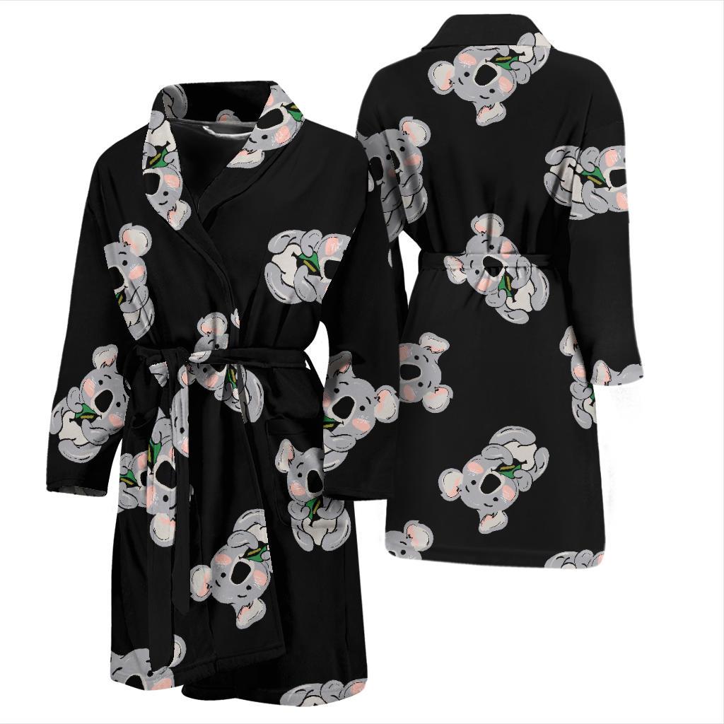 Koala Pattern Print Design 05 Men Bathrobe-JORJUNE.COM