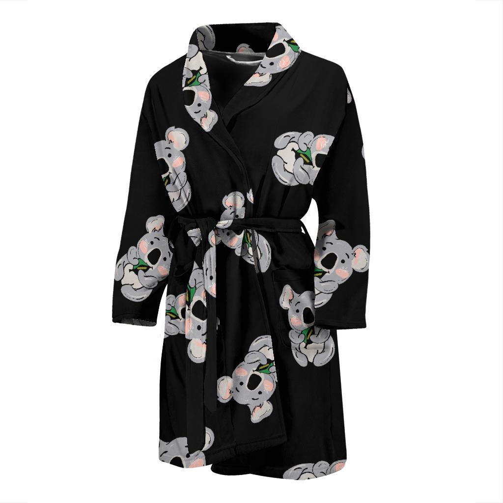 Koala Pattern Print Design 05 Men Bathrobe-JORJUNE.COM