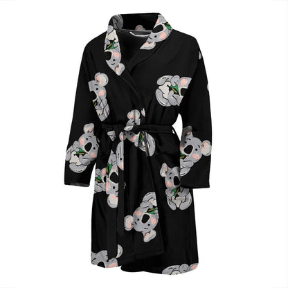 Koala Pattern Print Design 05 Men Bathrobe-JORJUNE.COM