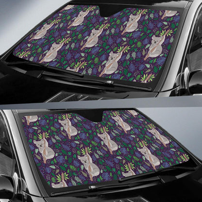 Koala Pattern Print Design 06 Car Sun Shades-JORJUNE.COM