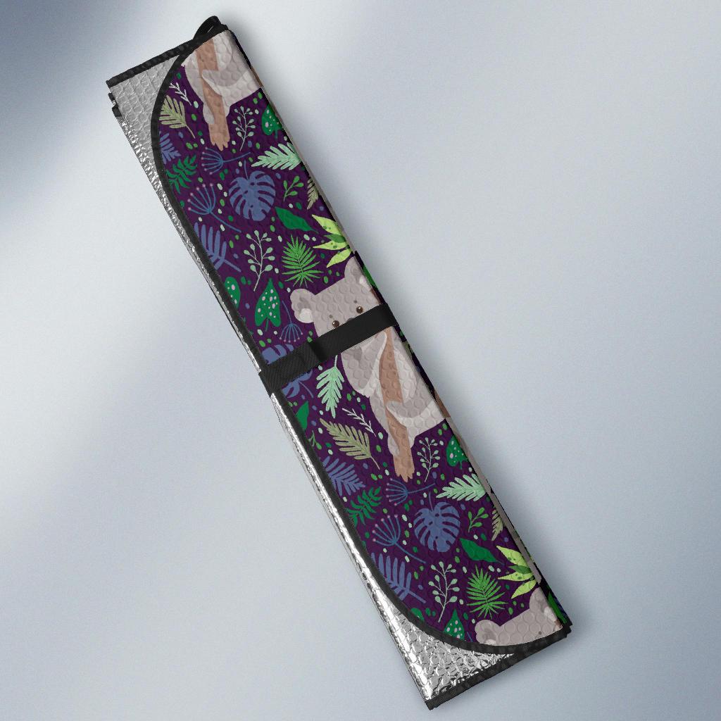 Koala Pattern Print Design 06 Car Sun Shades-JORJUNE.COM