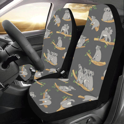 Koala Pattern Print Design 07 Car Seat Covers (Set of 2)-JORJUNE.COM