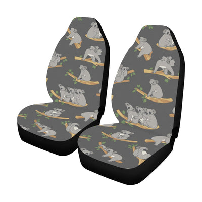 Koala Pattern Print Design 07 Car Seat Covers (Set of 2)-JORJUNE.COM