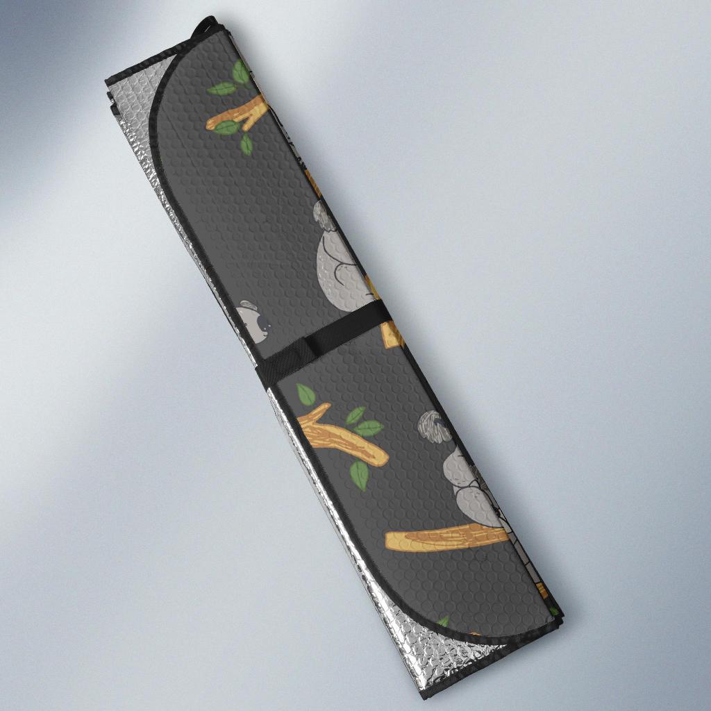 Koala Pattern Print Design 07 Car Sun Shades-JORJUNE.COM