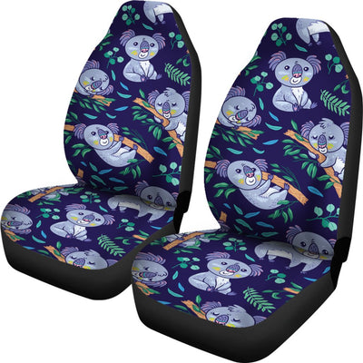 Koala Themed Design Print Universal Fit Car Seat Covers