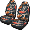 Koi Carp Cute Design Themed Print Universal Fit Car Seat Covers