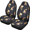 Koi Carp Japanese Design Themed Print Universal Fit Car Seat Covers