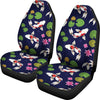 Koi Carp Pattern Design Themed Print Universal Fit Car Seat Covers