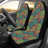 KOI Fish Pattern Print Design 01 Car Seat Covers (Set of 2)-JORJUNE.COM