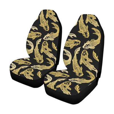 KOI Fish Pattern Print Design 03 Car Seat Covers (Set of 2)-JORJUNE.COM