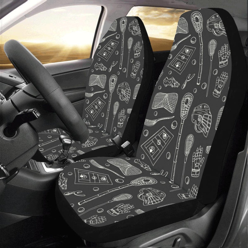 Lacrosse Pattern Print Design 01 Car Seat Covers (Set of 2)-JORJUNE.COM