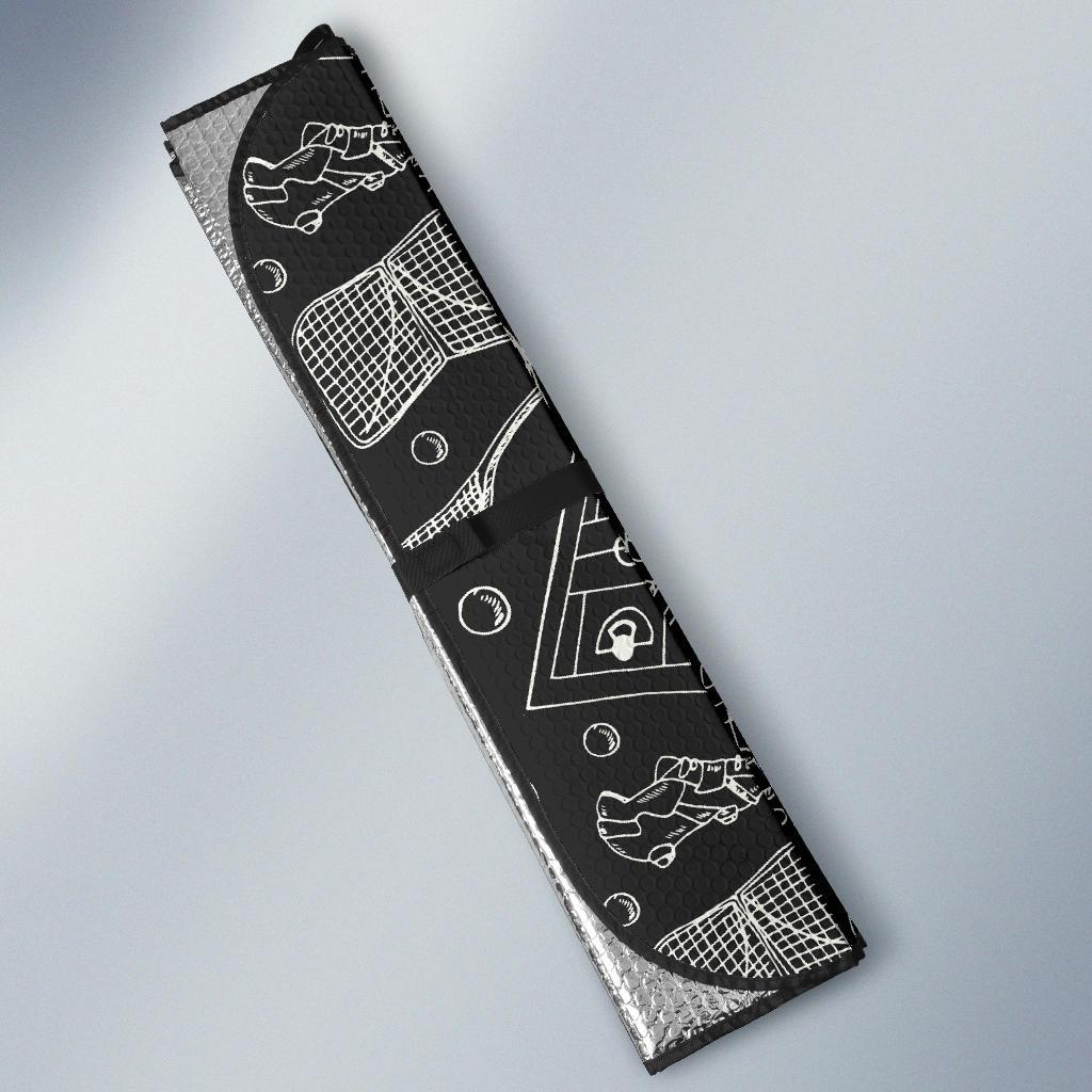 Lacrosse Pattern Print Design 01 Car Sun Shades-JORJUNE.COM