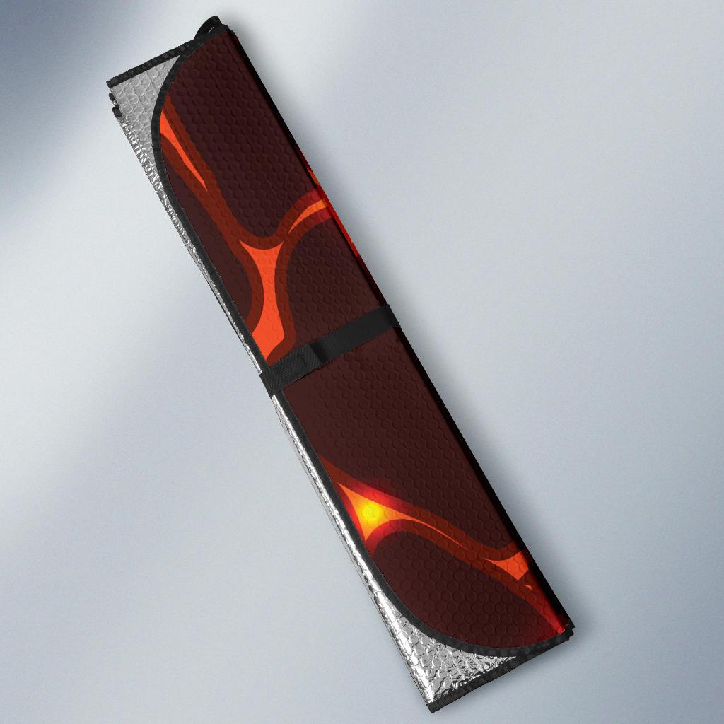 Lava Pattern Print Design 02 Car Sun Shades-JORJUNE.COM