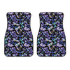 Lavender Dragonfly Pattern Print Design LV03 Car Floor Mats-JorJune.com