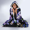 Lavender Dragonfly Pattern Print Design LV03 Hooded Blanket-JORJUNE.COM