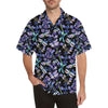 Lavender Dragonfly Pattern Print Design LV03 Men Hawaiian Shirt-JorJune