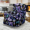 Lavender Dragonfly Pattern Print Design LV03 Recliner Slipcover-JORJUNE.COM