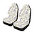 Lavender Pattern Print Design 01 Car Seat Covers (Set of 2)-JORJUNE.COM