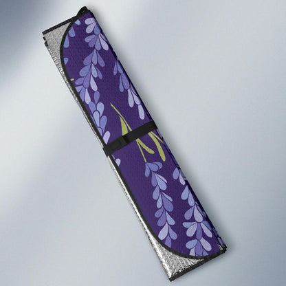 Lavender Pattern Print Design 03 Car Sun Shades-JORJUNE.COM