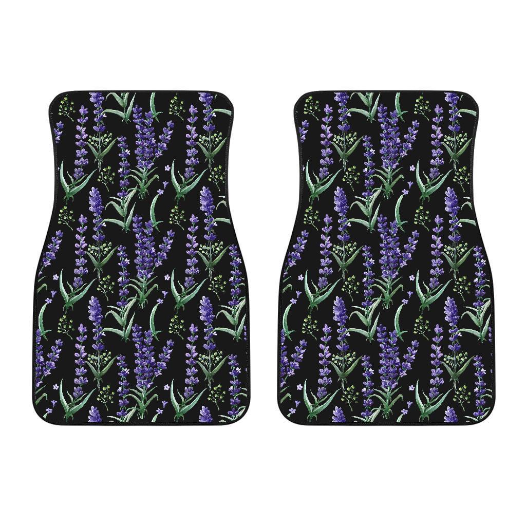 Lavender Pattern Print Design LV01 Car Floor Mats-JorJune.com