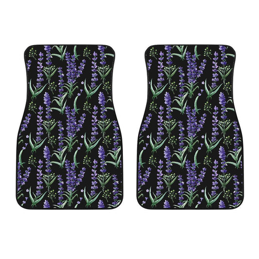 Lavender Pattern Print Design LV01 Car Floor Mats-JorJune.com