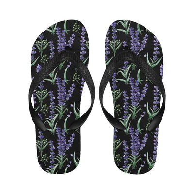 Lavender Pattern Print Design LV01 Flip Flops-JorJune