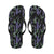 Lavender Pattern Print Design LV01 Flip Flops-JorJune