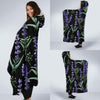 Lavender Pattern Print Design LV01 Hooded Blanket-JORJUNE.COM