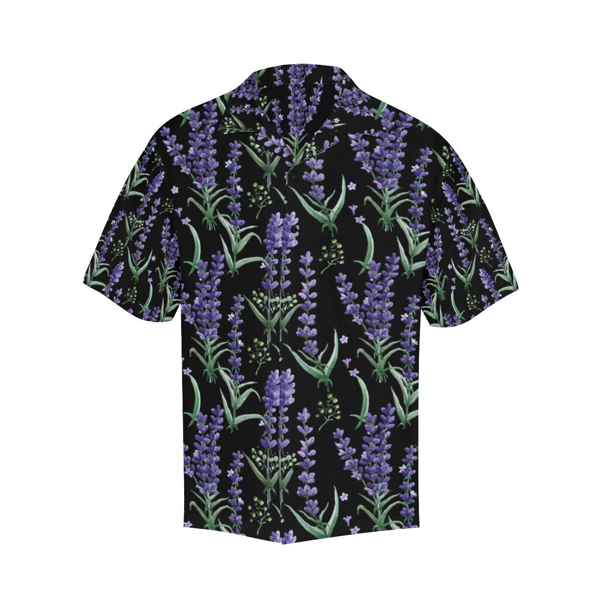 Lavender Pattern Print Design LV01 Men Hawaiian Shirt-JorJune