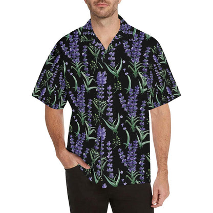 Lavender Pattern Print Design LV01 Men Hawaiian Shirt-JorJune