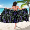 Lavender Pattern Print Design LV01 Sarong Pareo Wrap