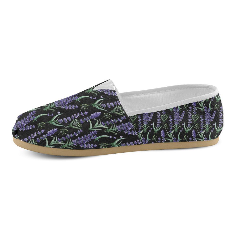 Lavender Pattern Print Design LV01 Women Casual Shoes-JorJune.com