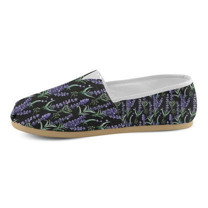 Lavender Pattern Print Design LV01 Women Casual Shoes-JorJune.com