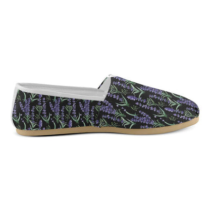 Lavender Pattern Print Design LV01 Women Casual Shoes-JorJune.com