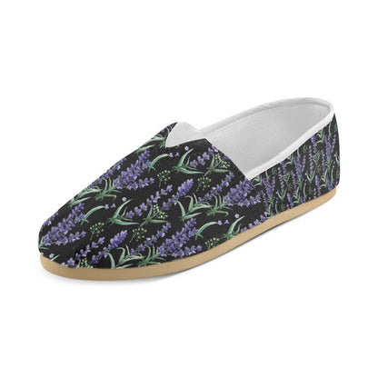 Lavender Pattern Print Design LV01 Women Casual Shoes-JorJune.com