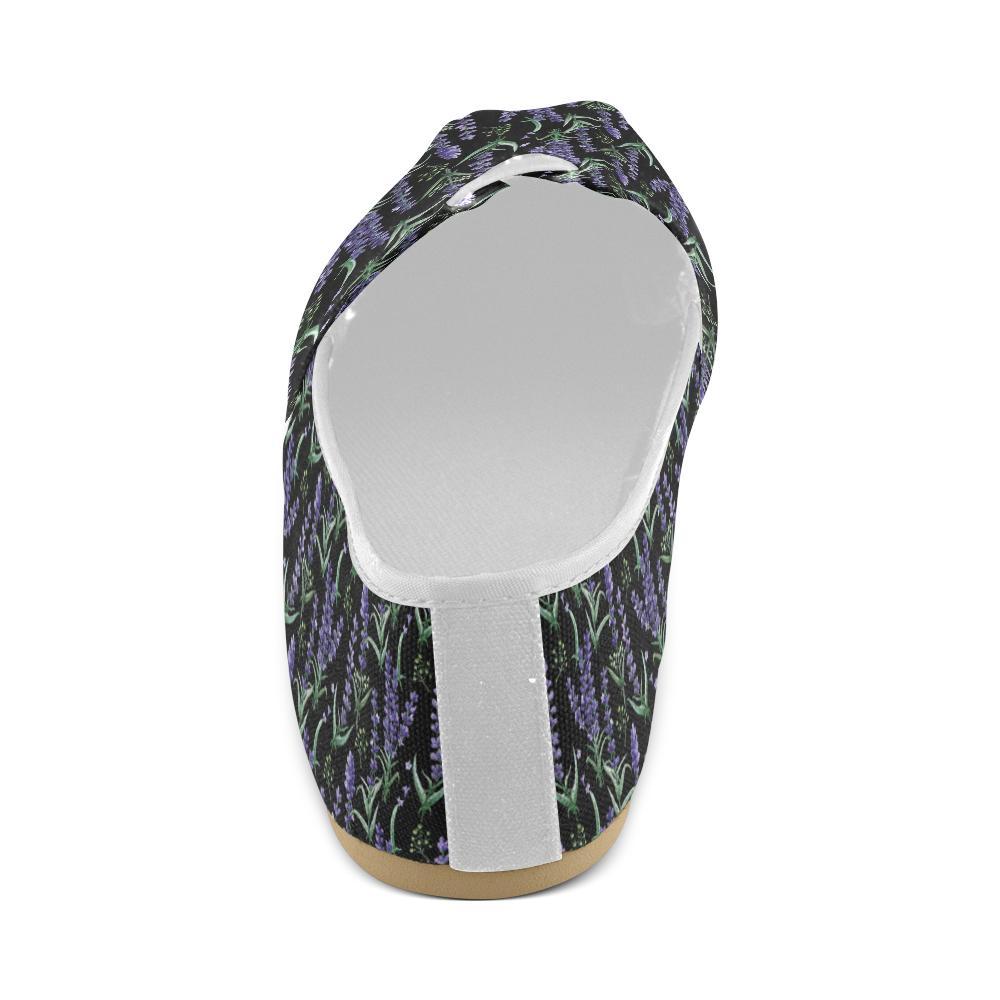 Lavender Pattern Print Design LV01 Women Casual Shoes-JorJune.com
