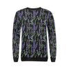 Lavender Pattern Print Design LV01 Women Long Sleeve Sweatshirt-JorJune