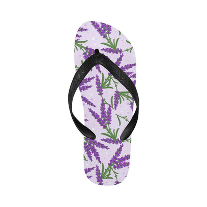 Lavender Pattern Print Design LV02 Flip Flops-JorJune
