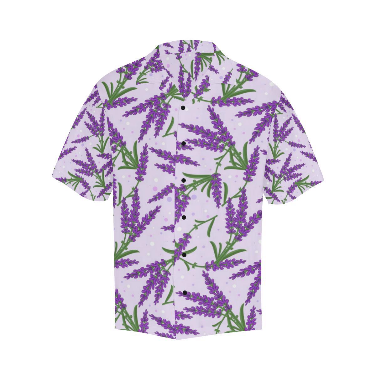 Lavender Pattern Print Design LV02 Men Hawaiian Shirt-JorJune