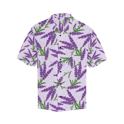 Lavender Pattern Print Design LV02 Men Hawaiian Shirt-JorJune