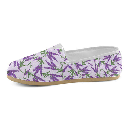 Lavender Pattern Print Design LV02 Women Casual Shoes-JorJune.com