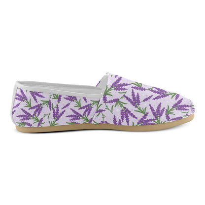 Lavender Pattern Print Design LV02 Women Casual Shoes-JorJune.com