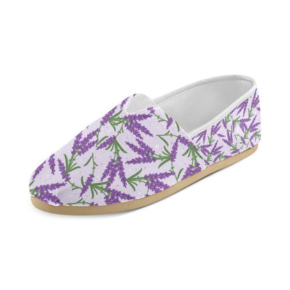 Lavender Pattern Print Design LV02 Women Casual Shoes-JorJune.com