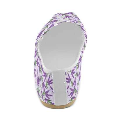 Lavender Pattern Print Design LV02 Women Casual Shoes-JorJune.com