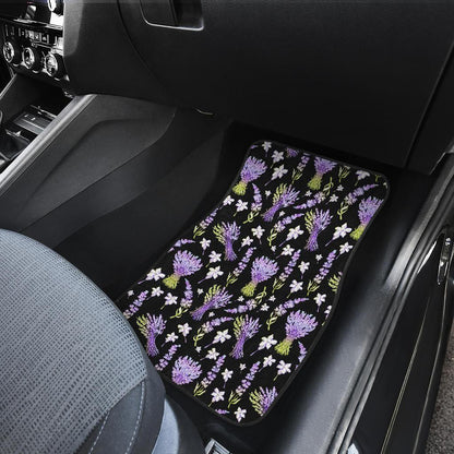 Lavender Pattern Print Design LV04 Car Floor Mats-JorJune.com