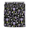 Lavender Pattern Print Design LV04 Duvet Cover Bedding Set-JORJUNE.COM