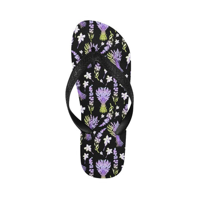 Lavender Pattern Print Design LV04 Flip Flops-JorJune