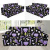 Lavender Pattern Print Design LV04 Sofa Slipcover-JORJUNE.COM