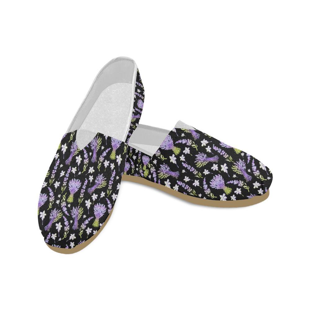 Lavender Pattern Print Design LV04 Women Casual Shoes-JorJune.com