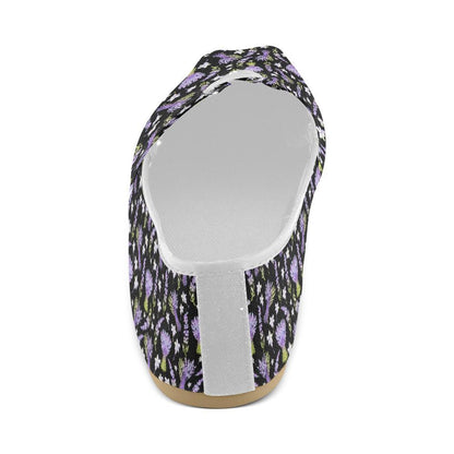 Lavender Pattern Print Design LV04 Women Casual Shoes-JorJune.com